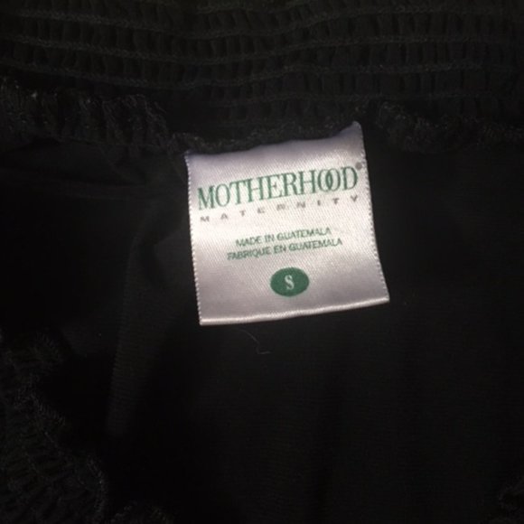 Motherhood Maternity Black Maternity V-Neck Shirt Size Small - Picture 2 of 3